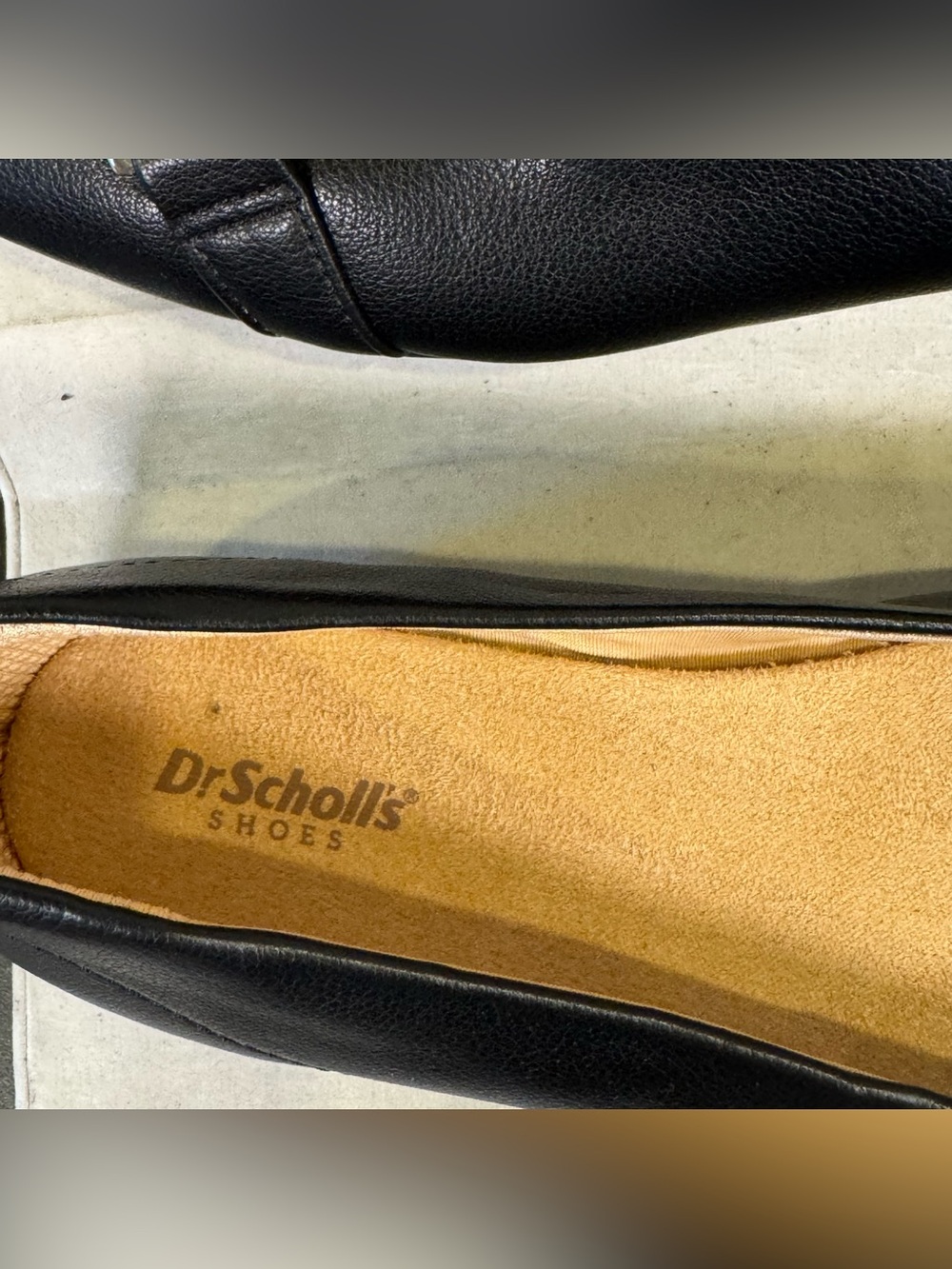 Dr. Scholl's Black Ballet Flats with Gold Accent, size 9, NWOT - Picture 4 of 11